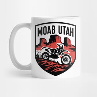 Moab Utah Off Road Motorcycle Mug